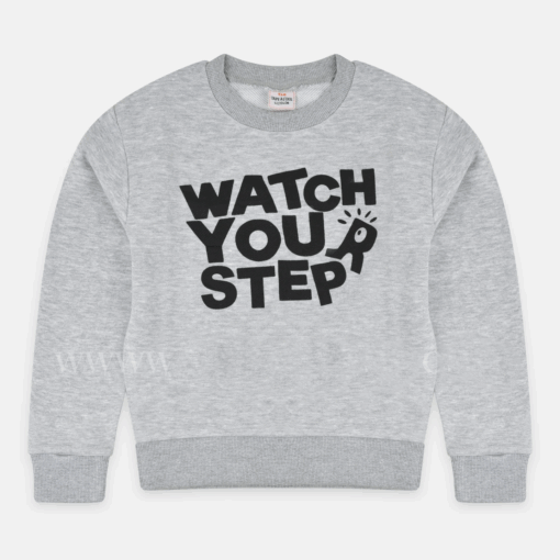 TAO Watch Your Step Grey Sweatshirt 3147