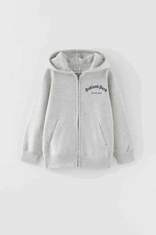 ZARA OAKLAND PARK ZIPPER HOODIE