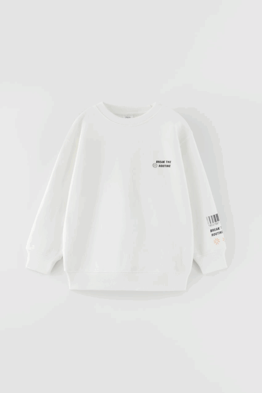 ZARA BREAK THE ROUTINE SWEATSHIRT