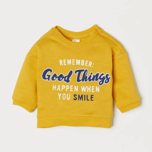H&M  Good Things Mustard Sweatshirt