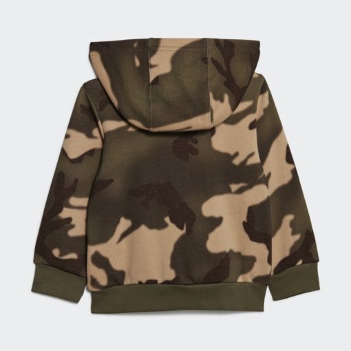 ADIDAS KIDS FULL-ZIP CAMO HOODIE SET - Image 2