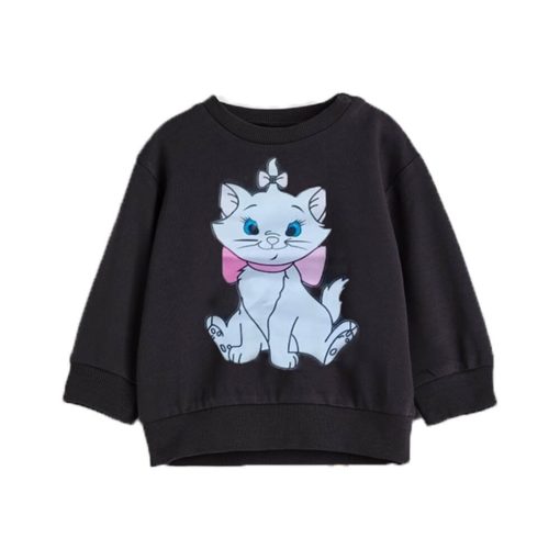 H&M KIDS CAT LOGO FULL SLEEVE SWEATSHIRT