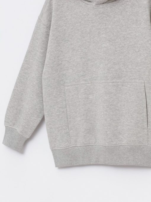 Lefties Kids BASIC Fleece HOODIE - Grey - Image 2
