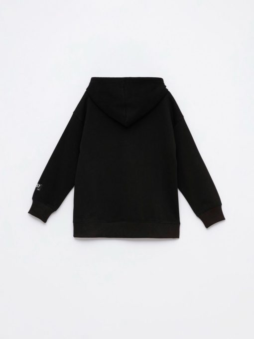 Lefties Kids BASIC Fleece HOODIE - Black