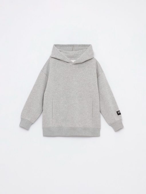 Lefties Kids BASIC Fleece HOODIE - Grey