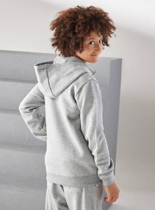 MAX Boys Plain Zip Through Jacket with Hoodie - Blue - Image 7