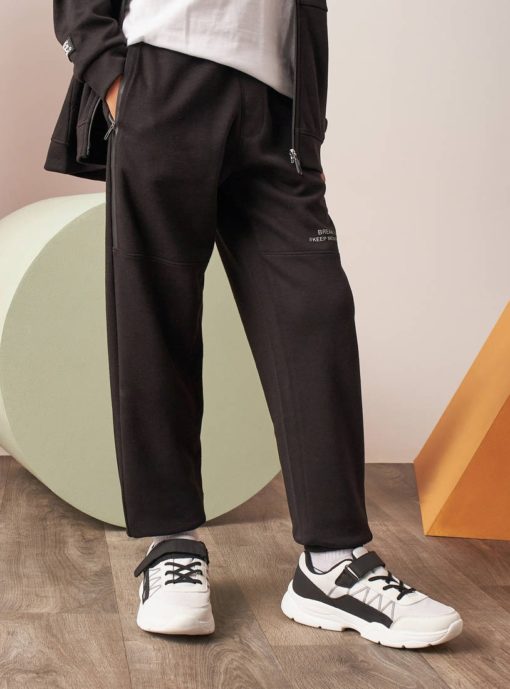 MAX BREAK LIMITS Printed Joggers - Black