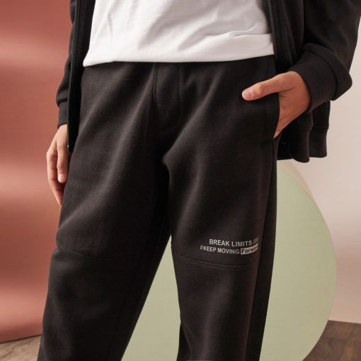 MAX BREAK LIMITS Printed Joggers - Black - Image 3
