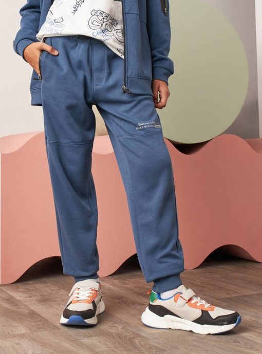 MAX BREAK LIMITS Printed Joggers - Blue