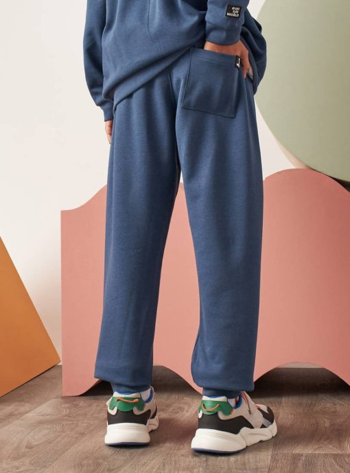 MAX BREAK LIMITS Printed Joggers - Blue - Image 4