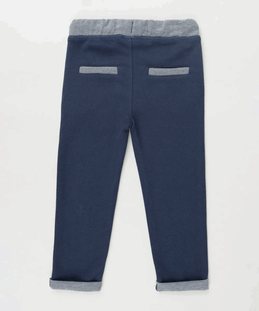 Baby Club Kids pants with drawstring and Navy military pockets - Image 2