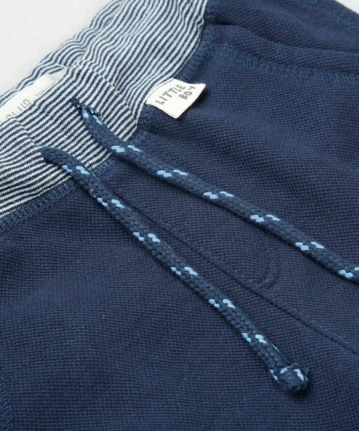 Baby Club Kids pants with drawstring and Navy military pockets - Image 3