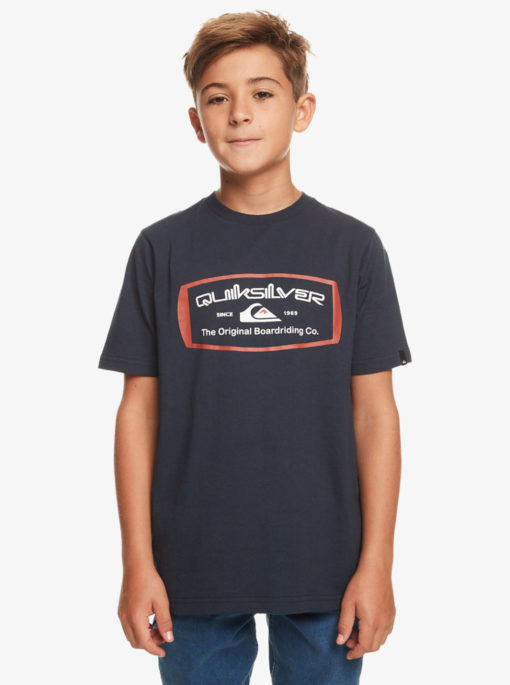 QUICK SILVER KIDS BOARDIRDING CO. T-SHIRT