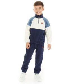 Ellesse Boys Polar fleece Jacket And Joggers Set Navy