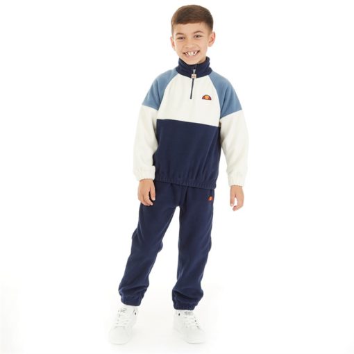 Ellesse Boys Polar fleece Jacket And Joggers Set Navy