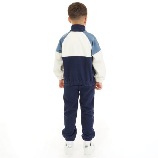 Ellesse Boys Polar fleece Jacket And Joggers Set Navy - Image 4