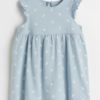 H&M Girl's Flounce-trimmed jersey dress