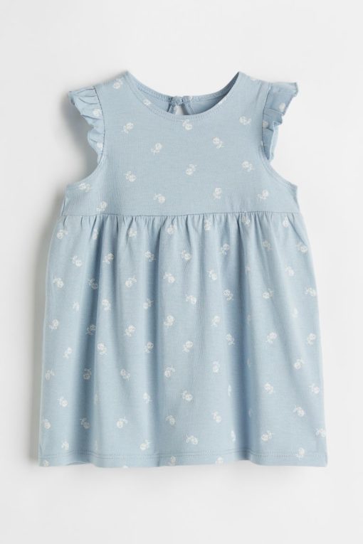 H&M Girl's Flounce-trimmed jersey dress