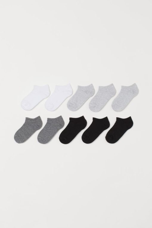 H&M Kids10-pack Ankle Socks - Grey Combination