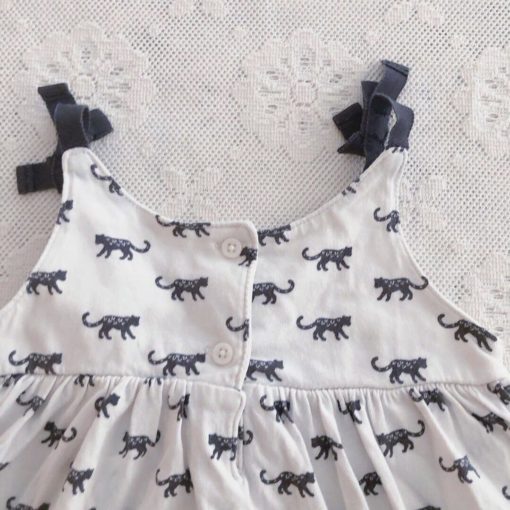 BABY GAP ALL OVER CAT LOGO FROCK 25 - Image 6
