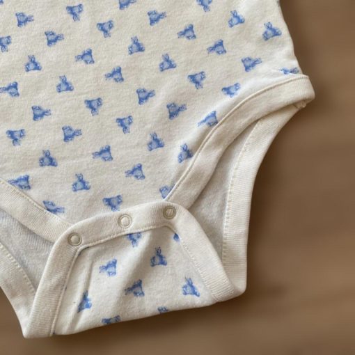 BABY GAP ALLOVER BEAR PRINTING LOGO ROMPER 6 - Image 3