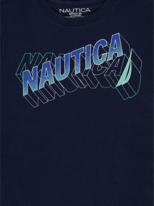 NAUTICA BOYS' DIMENSIONAL GRAPHIC T-SHIRT - Image 5