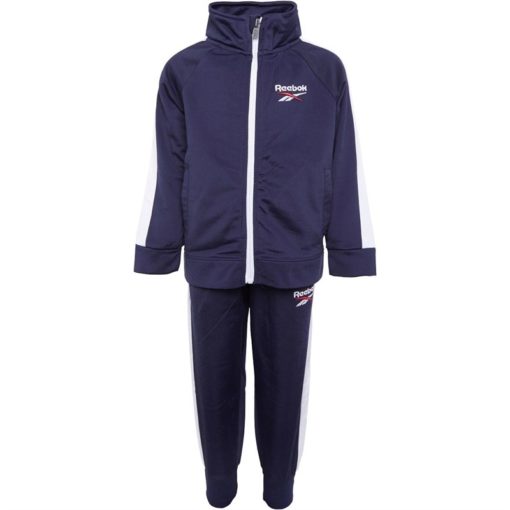 Reebok BOYS TRAINING TRICOT TRACK SUIT Blue - Image 2