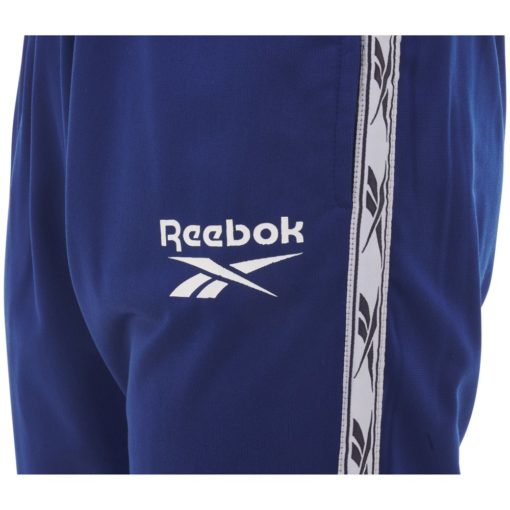 Reebok Boys Repeat Logo Taped Poly Tracksuit Navy - Image 6