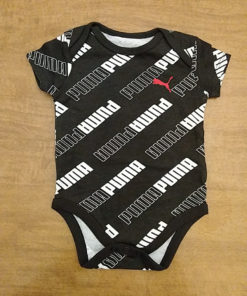 Puma kids Cross Puma Pasting Logo Romper Black