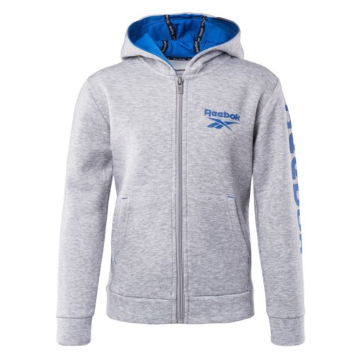 REEBOK BOY’S ACTIVE HOOHIE - Grey
