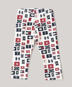 Alternative view of Tommy Hilfiger Kids All Over Logo Legging