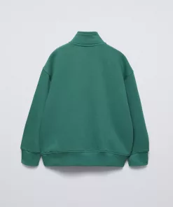 Alternative view of ZARA SWEATSHIRT AND TROUSERS SET WITH LABEL GREEN