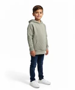 Alternative view of F&F Stitching Pattern Kangaroo Pocket Hoodie