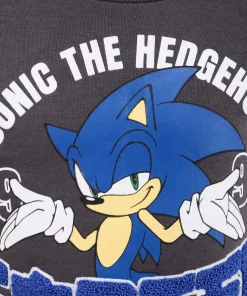 Alternative view of Lefties Sonic print Sweatshirt Dark Grey