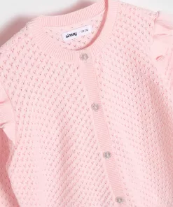 Sinsay Girls Cardigan Sweater with Glitter Buttons