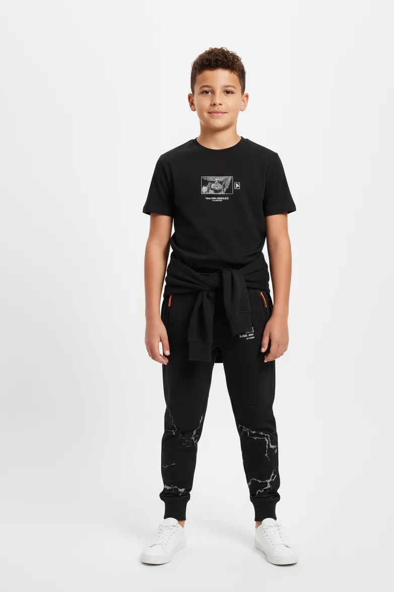 Primark Double Zip Pocket Trouser Black