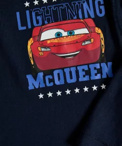Alternative view of Disney Pixar McQueen Car printed Full Sleeve Tee Navy