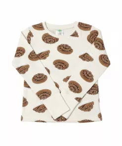 Lindex All Over Pie Printed Full Sleeves Tee in Skin