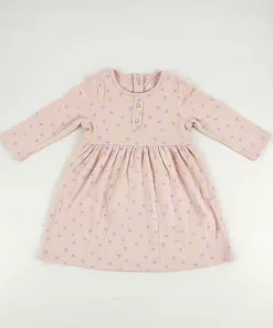 Castro All Over Heart Logo Full Sleeves Tee Rose Pink