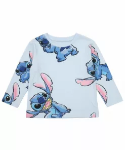 Disney Classics Lilo Printed Full Sleeves Tee Sky Blue