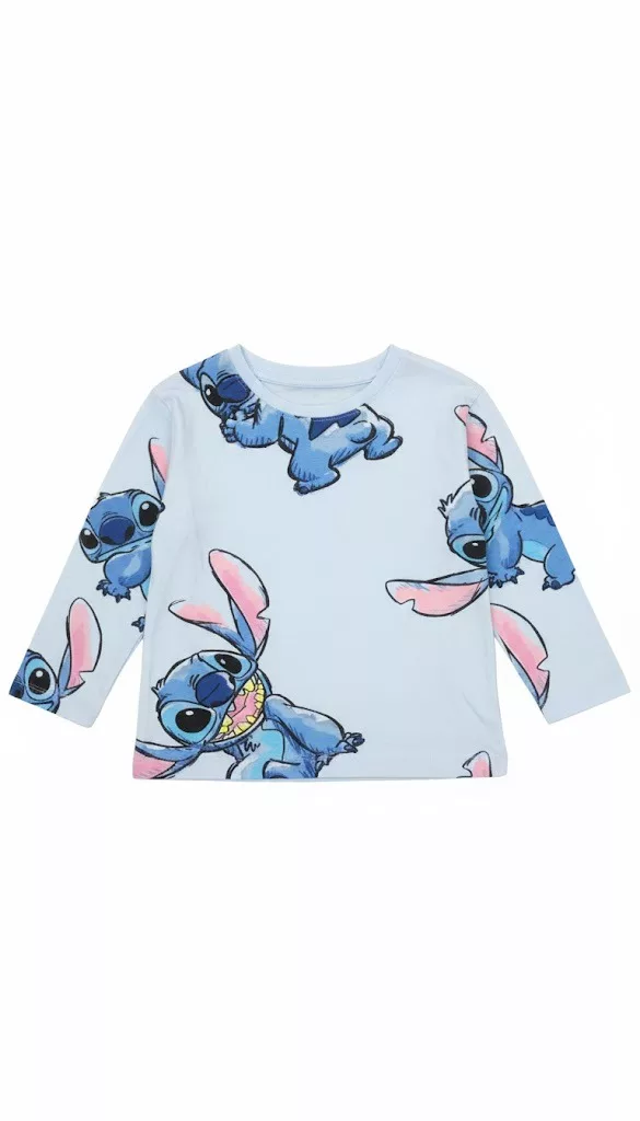 Disney Classics Lilo Printed Full Sleeves Tee Sky Blue