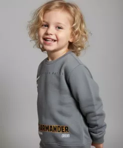 Alternative view of Lefties Ready to Battle Print Sweatshirt Grey