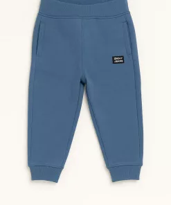DKNY Kids Fleeced Trouser Patch Logo Blue