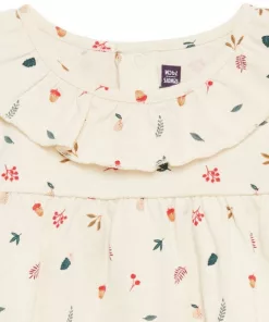 Alternative view of Seergent Major Girls All over Leaf print Full Sleeve Tee Beige