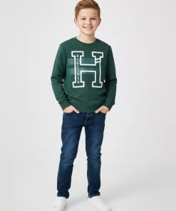 Alternative view of Tommy Rubber Logo Crew Neck Sweatshirt