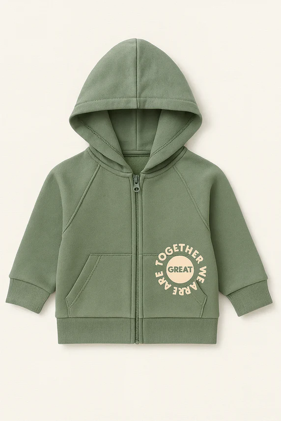 Lefties Baby Full Zip Hood - Together Great