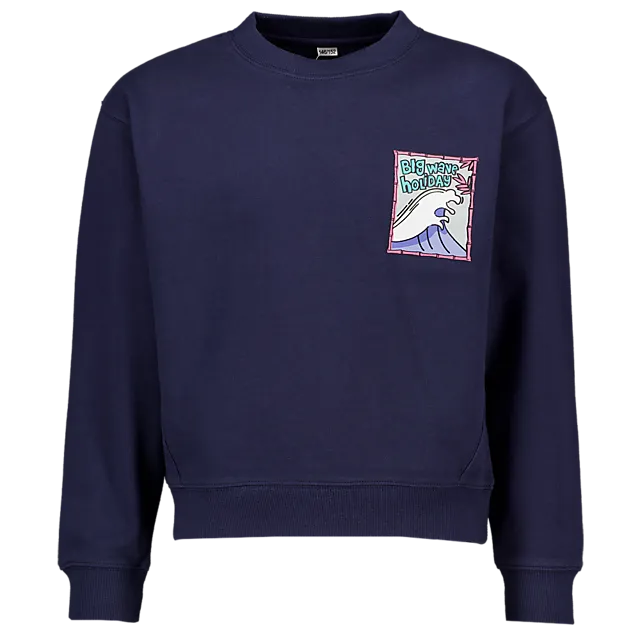 Zeeman Big Wave Logo Terry Sweatshirt Navy