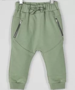 Zara Double Zip Pocket Trouser Green