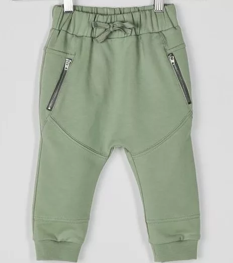 Zara Double Zip Pocket Trouser Green