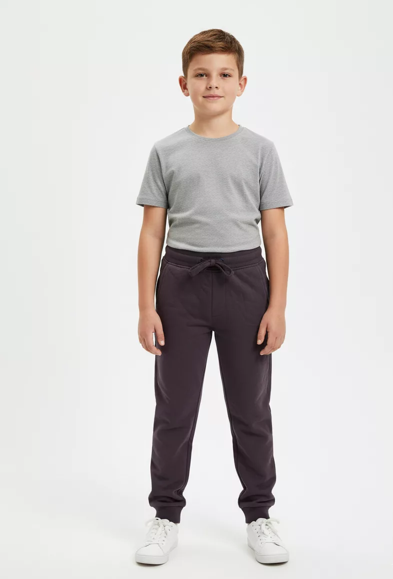 Max Boys Terry Trouser Plum